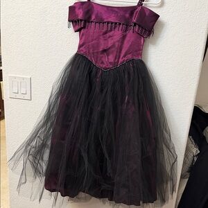Betsey Johnson like Purple and Black Kids Dance Costume